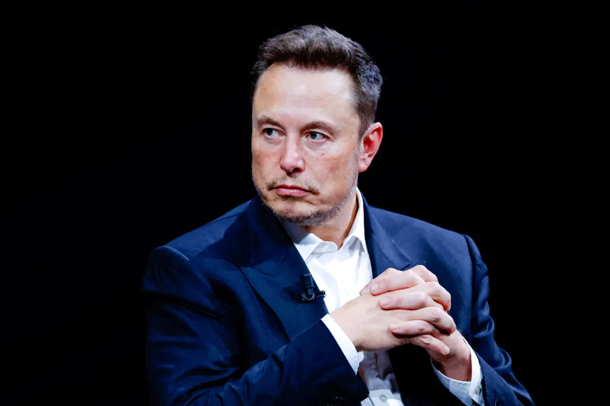 Elon Musk, CEO of SpaceX and Tesla and owner of X, attends the Viva Technology conference dedicated to innovation and startups at the Porte de Versailles exhibition center in Paris, France, on June 16, 2023. (Gonzalo Fuentes/Reuters)