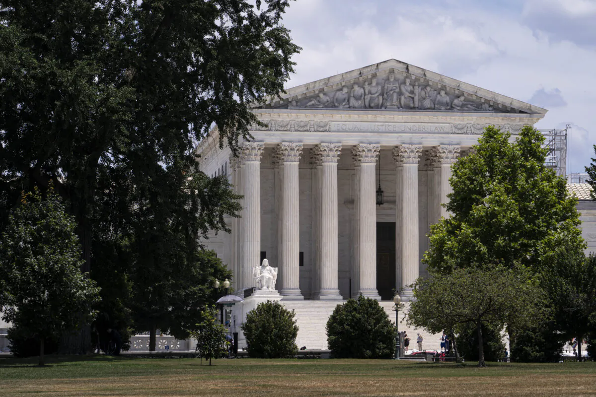 The U.S. Supreme Court in Washington on June 20, 2024. (Madalina Vasiliu/The Epoch Times)