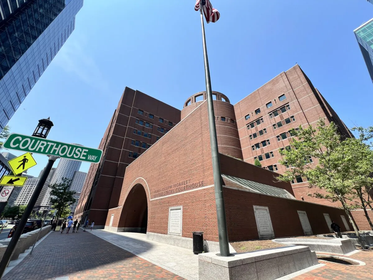 The United States District Court for the District of Massachusetts in Boston on June 21, 2024. (Learner Liu/The Epoch Times)