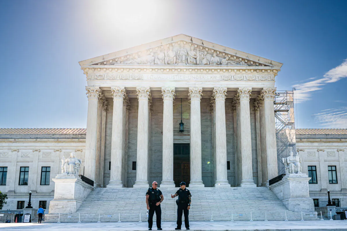 The U.S. Supreme Court in Washington on June 21, 2024. (Madalina Vasiliu/The Epoch Times)