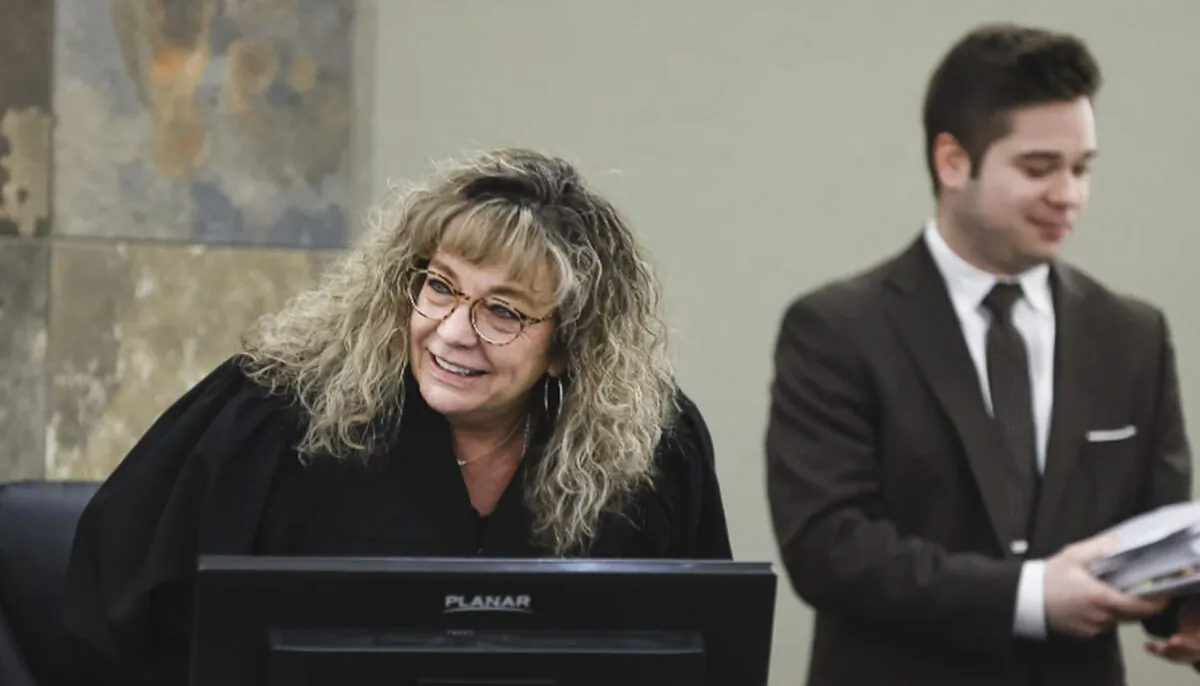 Clark County District Judge Mary Kay Holthus in a file photo. (Wade Vandervort/Las Vegas Sun via AP, File)