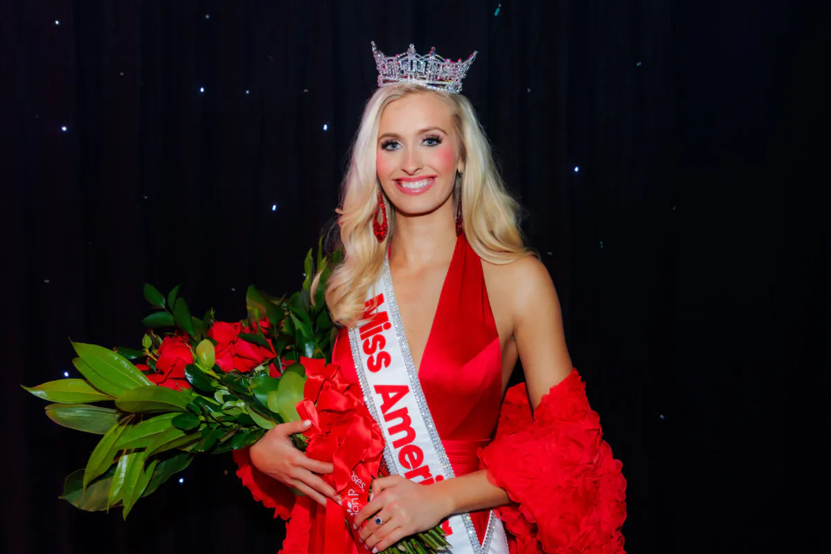 Madison Marsh, after being crowned Miss America at a ceremony in Orlando, Fla., Jan. 14, 2024. (Courtesy of Miss America)