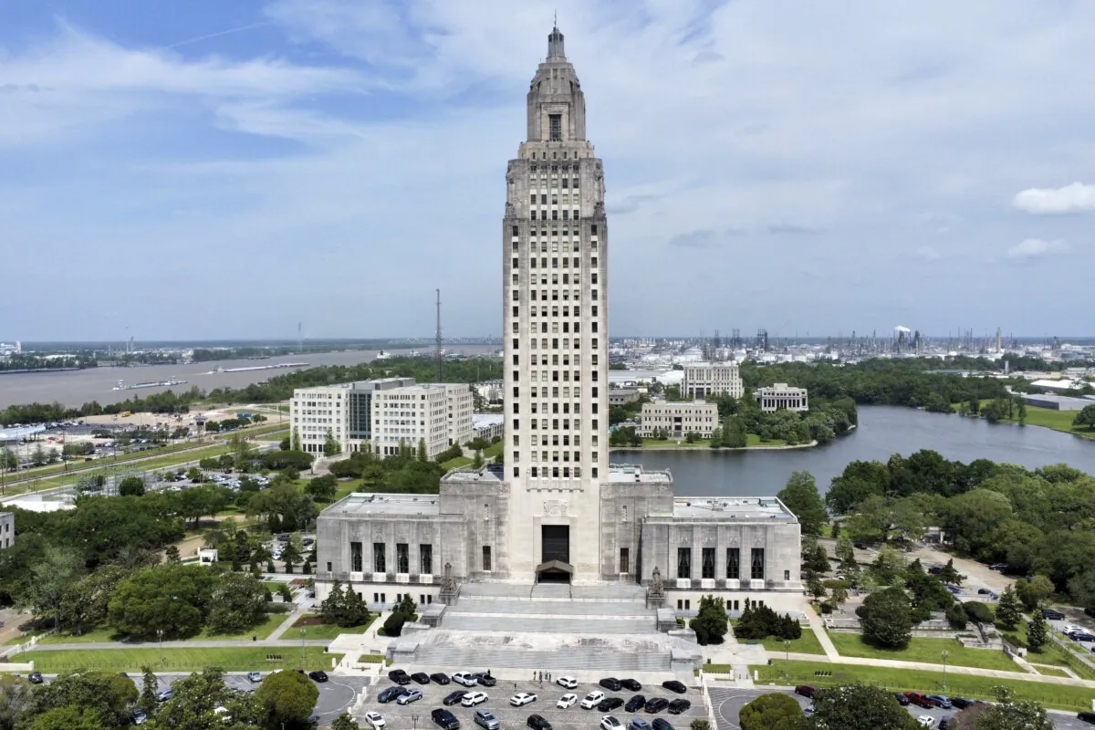 The Louisiana Capitol in Baton Rouge, La., on April 4, 2023. (AP Photo/Stephen Smith, File)