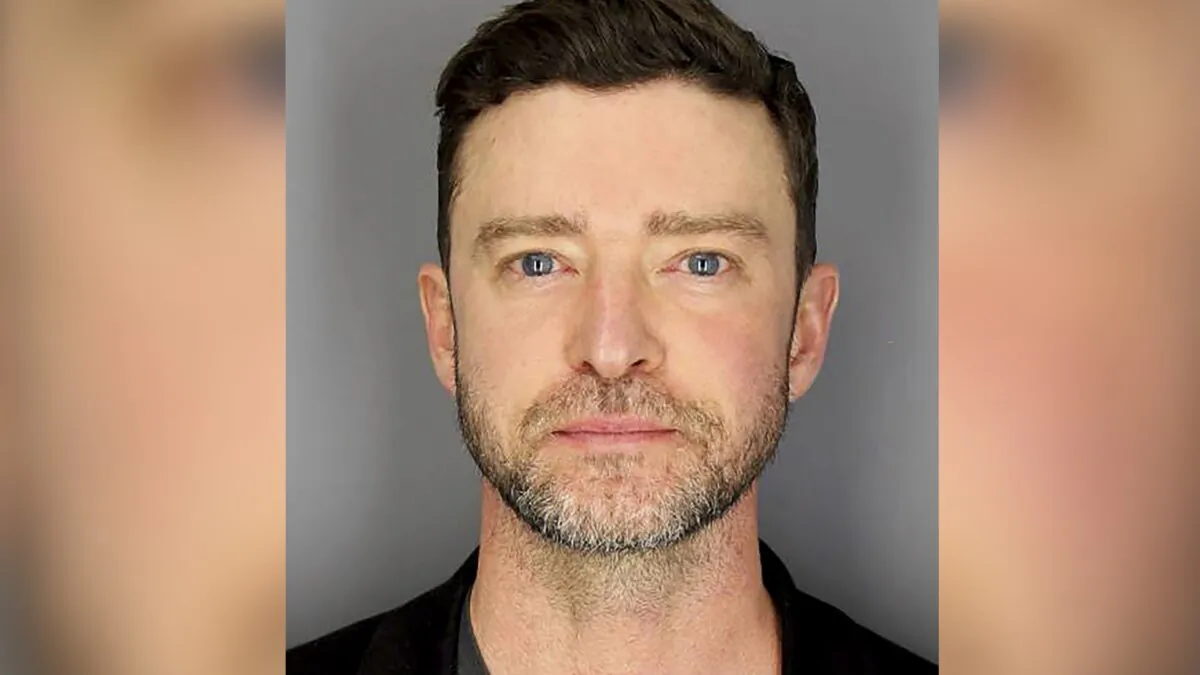 Justin Timberlake in a photo provided by law enforcement on June 18, 2024. (Sag Harbor Police Department via AP)