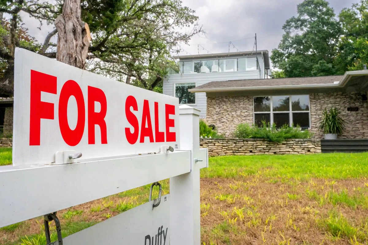 A home available for sale is shown in Austin, Texas, on May 22, 2024. (Brandon Bell/Getty Images)