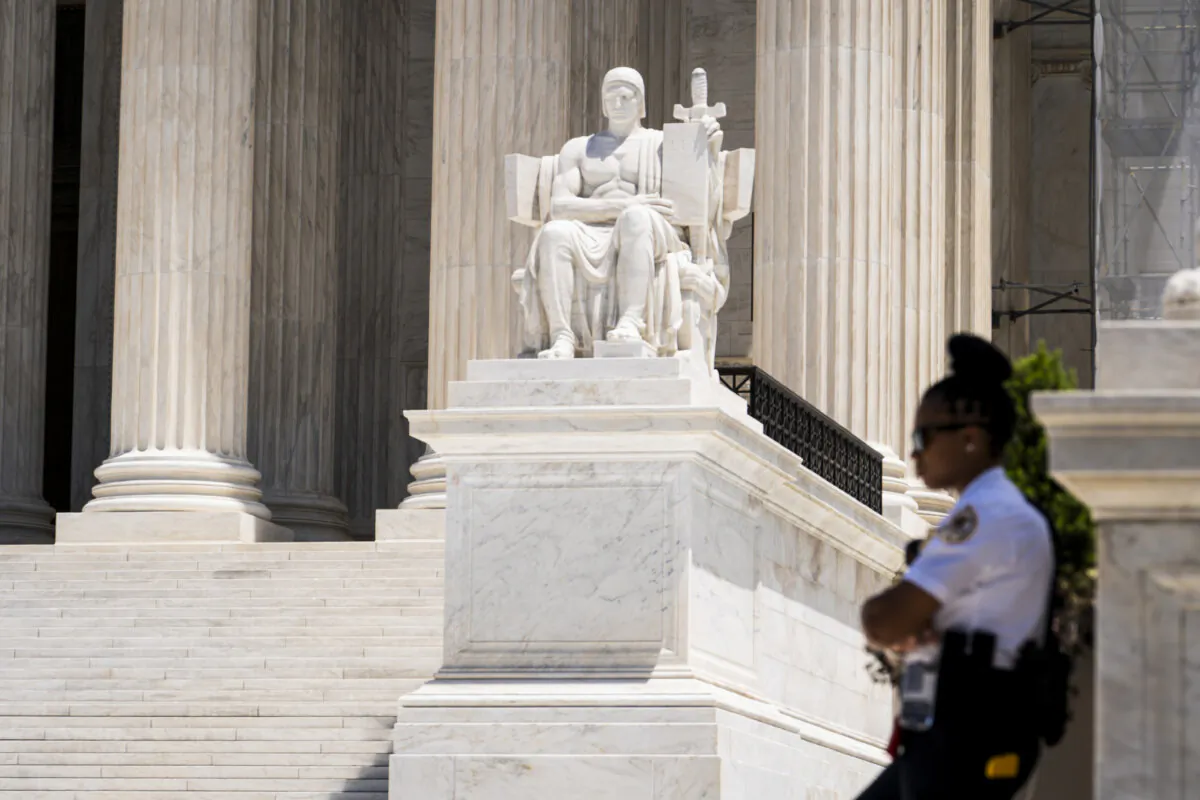 The Supreme Court in Washington on June 20, 2024. (Madalina Vasiliu/The Epoch Times)