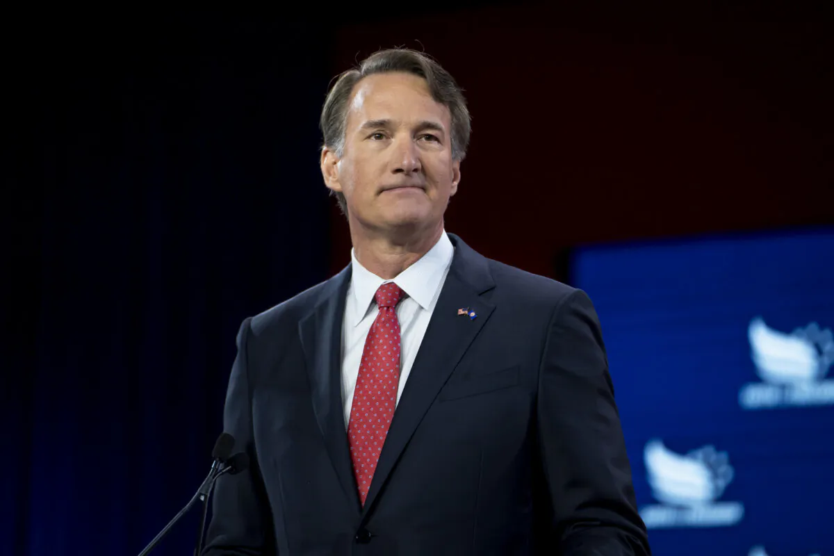 Virginia Gov. Glenn Youngkin speaks at the 2024 Road to Majority Conference in Washington on June 22, 2024. (Madalina Vasiliu/The Epoch Times)