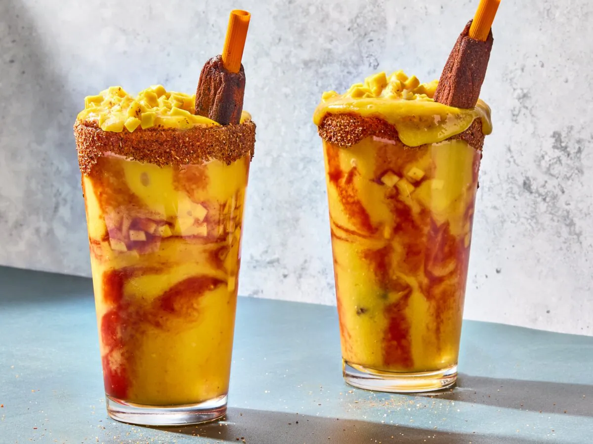 Macerating fresh ripe mango creates a natural nectar that's divine in this slushie-like Mexican summer staple. (Vicky Wasik/TNS)