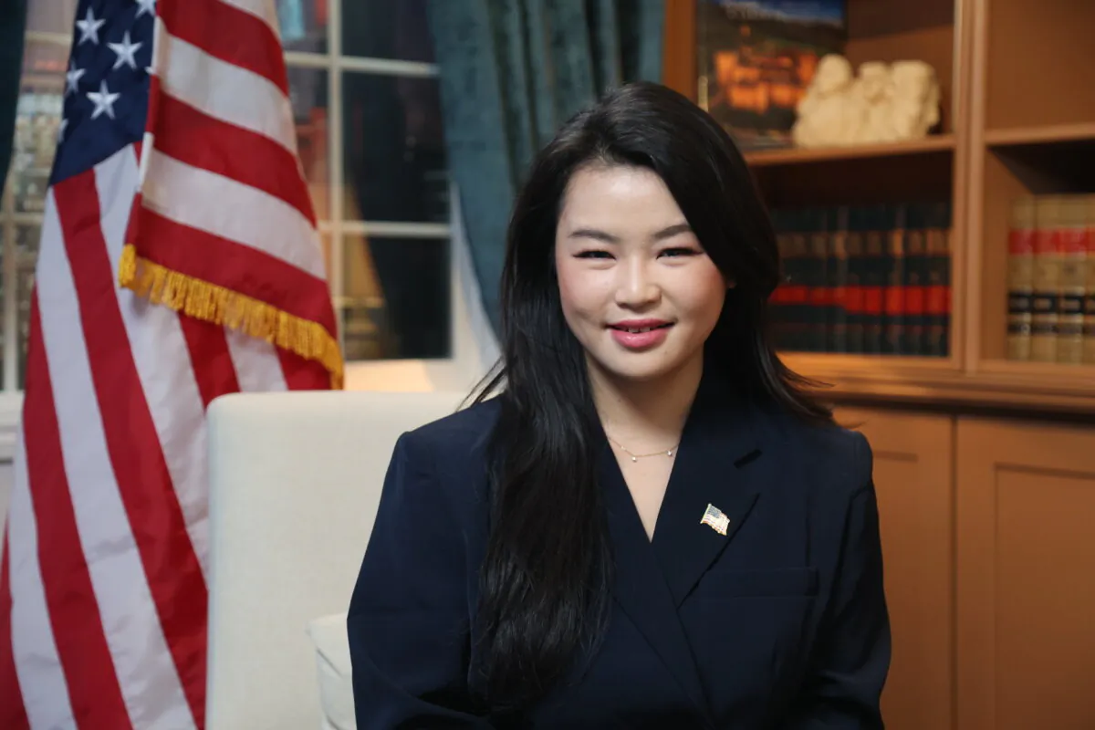 Anita Chen at the Epoch Times Studios in Santa Clara, Calif., on May 21, 2024. (Jonny Liu/The Epoch Times)