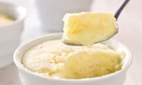 A Single Batter Goes Into the Oven but Comes out as a Twofer: A Souffle-Like Cake Resting on Top of a Silky Lemon Pudding