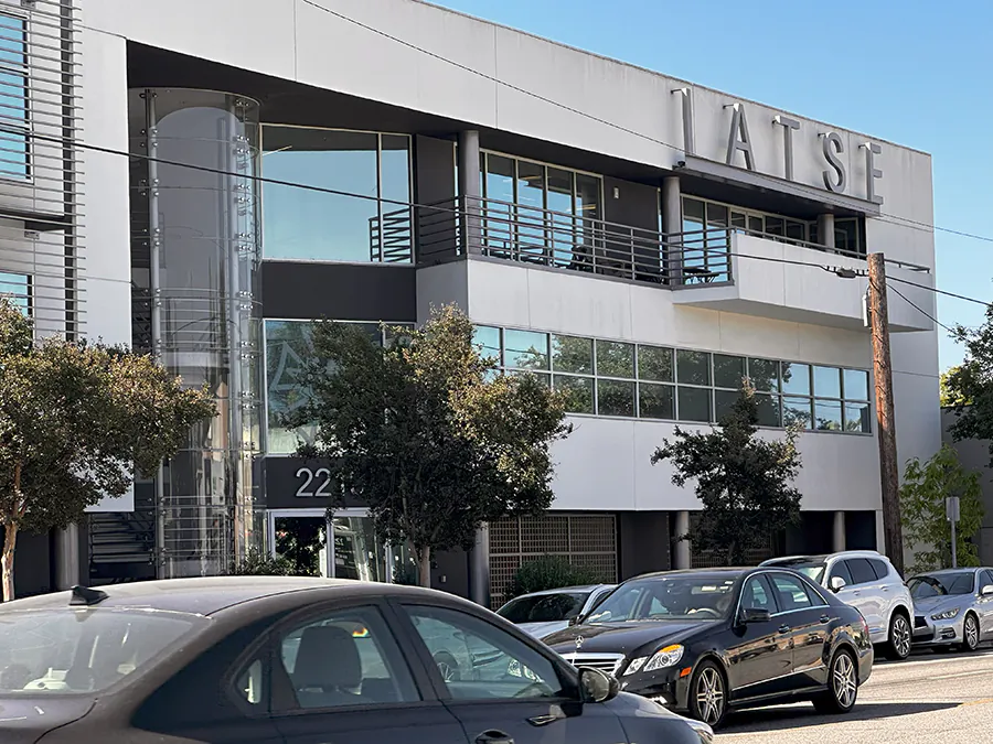 The International Alliance of Theatrical Stage Employees office in Burbank, Calif., on June 25, 2024. (Jill McLaughlin/The Epoch Times)