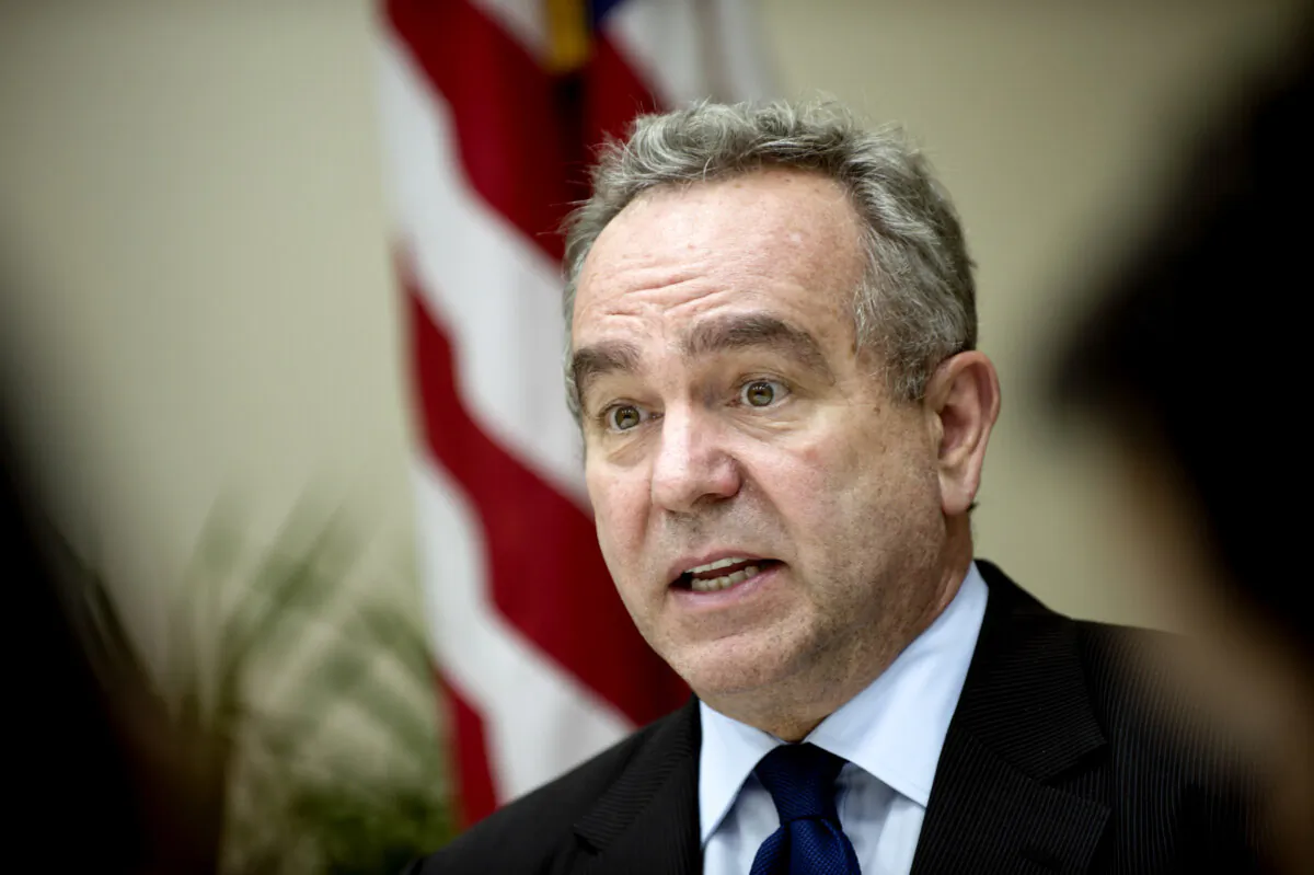 Kurt Campbell, then U.S. Assistant Secretary of State for East Asian and Pacific Affairs, speaks at a news conference at the U.S. Embassy in Kuala Lumpur, Malaysia, on Dec. 13, 2012. (Saeed Khan/AFP via Getty Images)