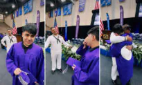 VIDEO: Navy Dad Flies for 17 Hours to Surprise Son at His High School Graduation