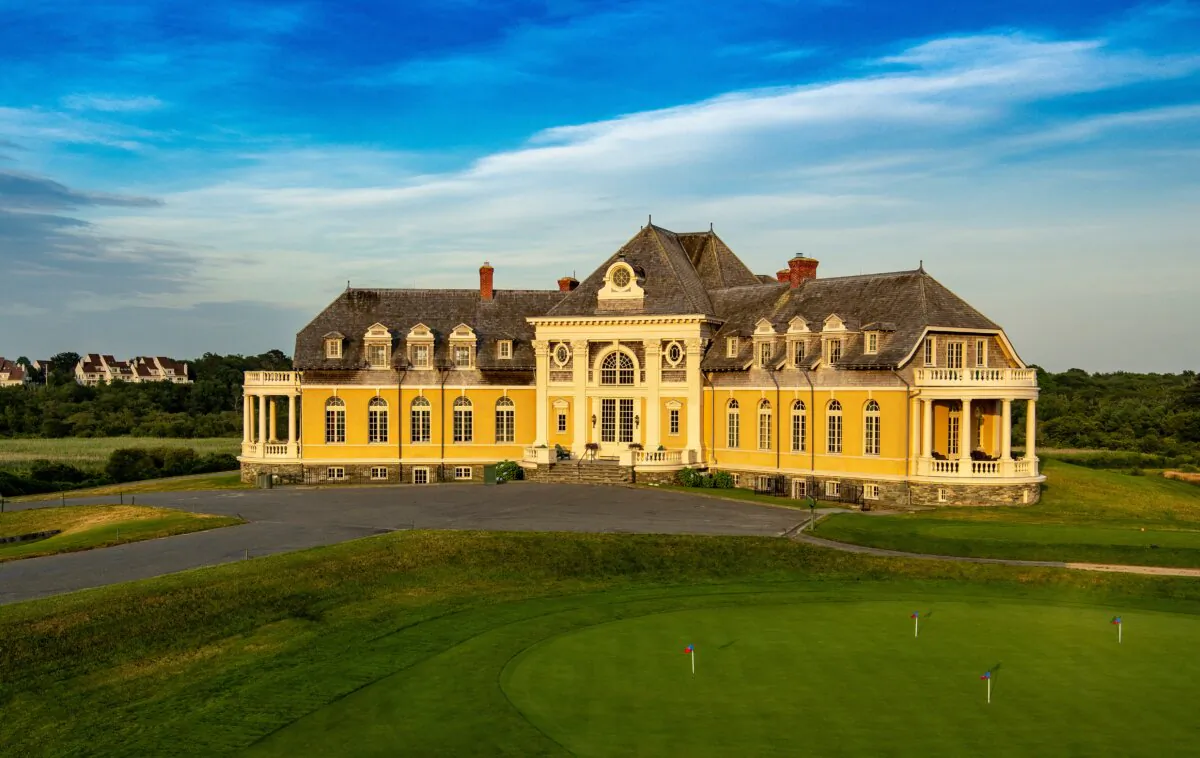The Clubhouse as seen at Newport Country Club in Newport, Rhode Island on July 16, 2019. (Courtesy of United States Golf Association/Fred Vuich)