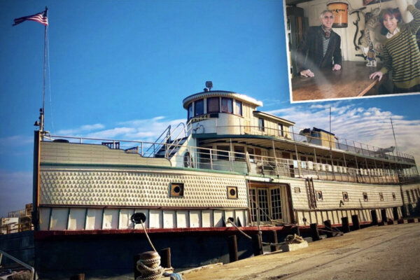 This 117-Year-Old Ferry Served in Both World Wars—See How a Couple Has Transformed Its Interiors