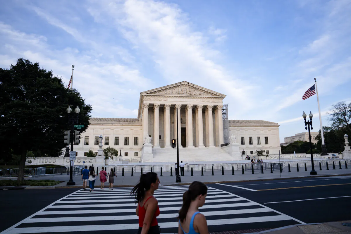 The U.S. Supreme Court in Washington on June 25, 2024. (Madalina Vasiliu/The Epoch Times)