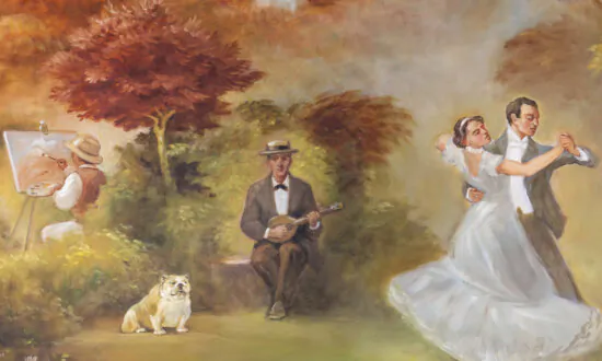 English Bulldog Named Babydog Makes Surprise Appearance in Mural on West Virginia History