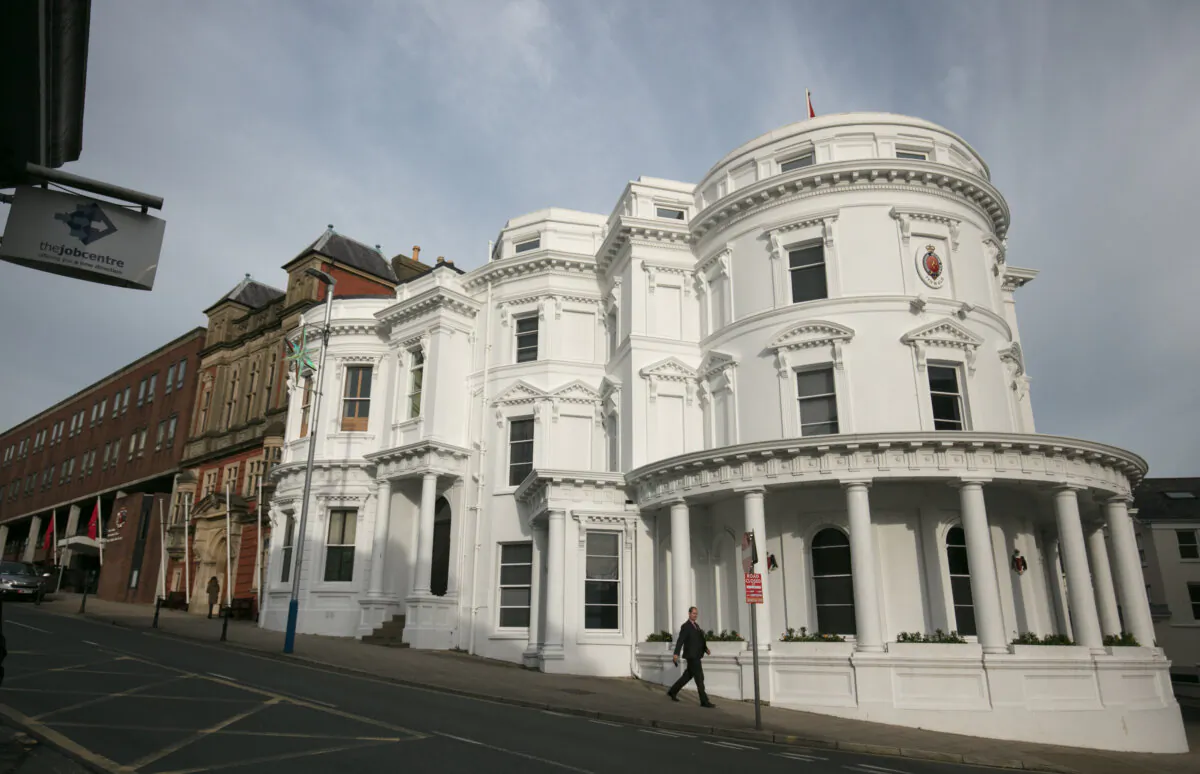 The Tynwald building, housing the Manx Parliament, in Douglas, Isle of Man, on Nov. 8 2017. (Matt Cardy/Getty Images)