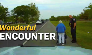 Officer Gives Elderly Woman an Unforgettable Ride