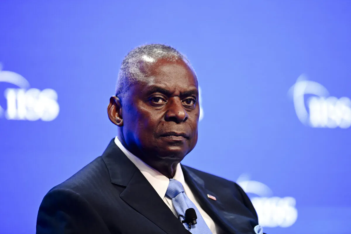 U.S. Secretary of Defense Lloyd Austin attends the 21st Shangri-La defense dialogue summit in Singapore on June 1, 2024. (Nhac Nguyen/AFP via Getty Images)