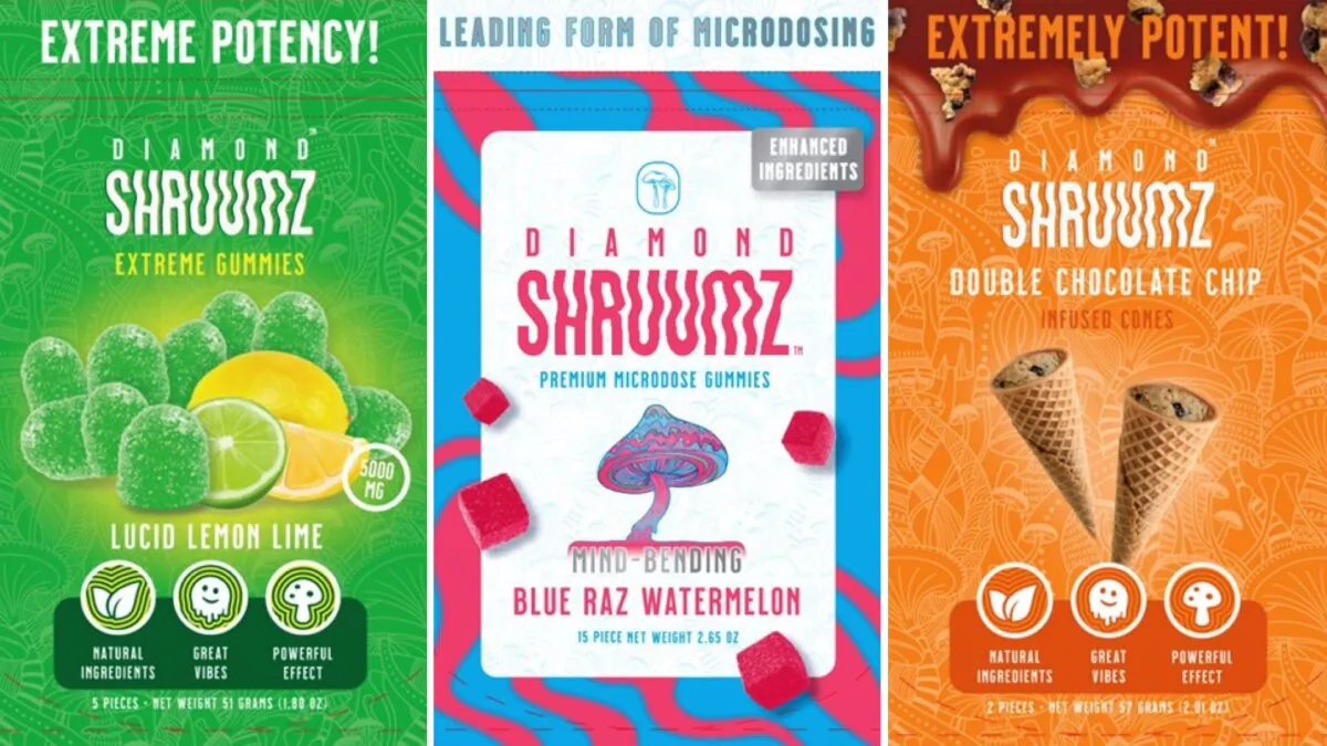 The U.S. Food and Drug Administration is investigating Diamond-Shruumz Microdosing candy bars after hospitalizations were reported. (Courtesy of the FDA)