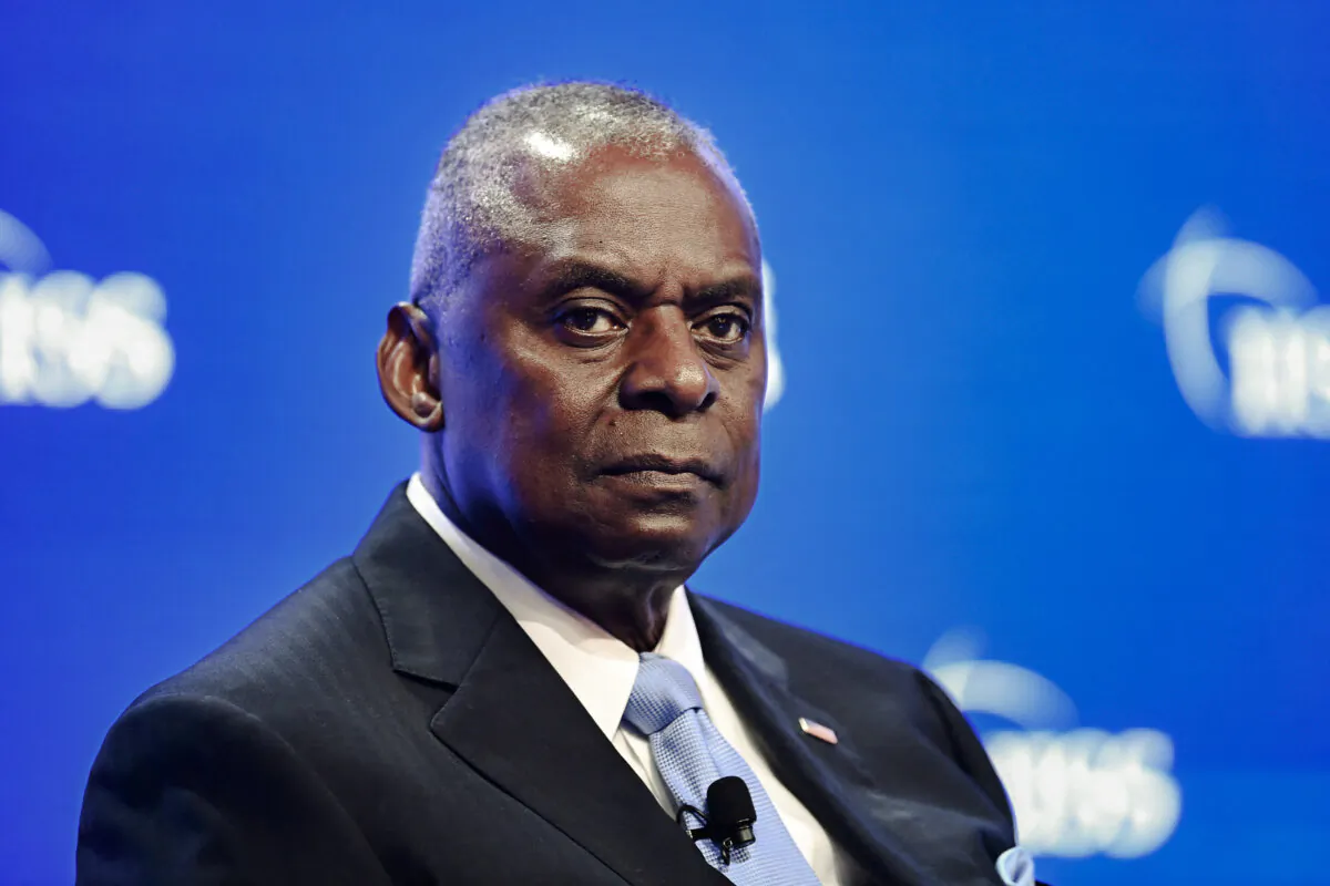 U.S. Secretary of Defense Lloyd Austin attends the 21st Shangri-La defense dialogue summit in Singapore on June 1, 2024. (NHAC NGUYEN/AFP via Getty Images)