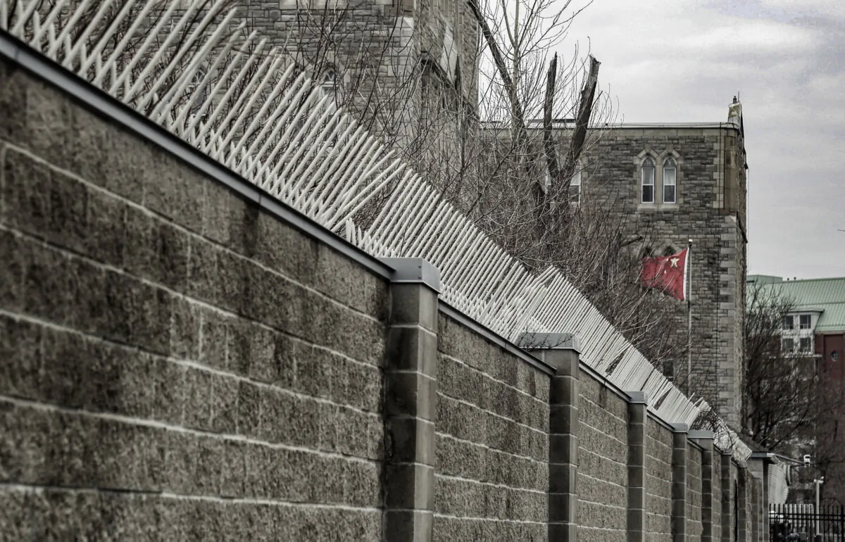 The Chinese embassy in Ottawa, in a file photo. (The Epoch Times)