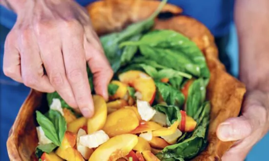 Basil Salad With Stone Fruits
