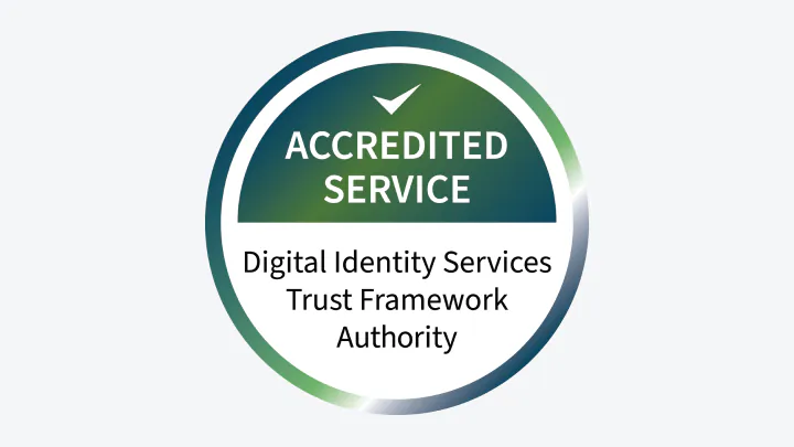 Mark of an Accredited Service from the New Zealand Digital Identity Services Trust Framework Authority. (digital.govt.nz website/CC-BY 4.0)