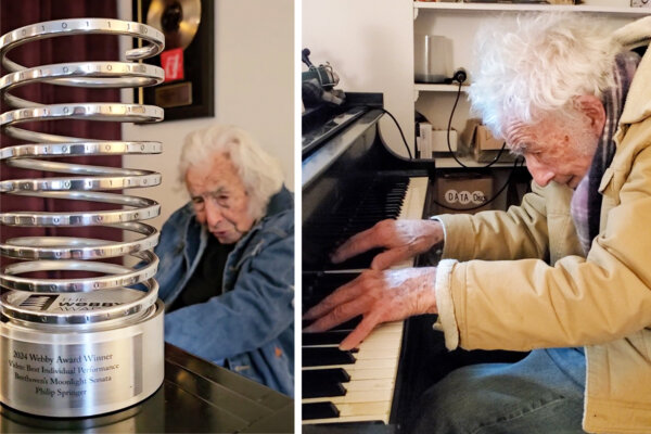 98-Year-Old Musician Who Won an Award for His Rendition of 'Moonlight Sonata', Has a Classical Music Concert Every Night