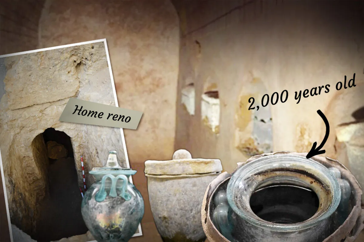 A Roman urn purportedly was found to contain 2,000-year-old wine still in liquid form in Carmona, Spain. (Courtesy of José Rafael Ruiz Arrebola)