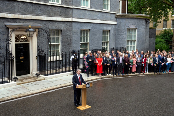 Politicians React, Live View of Downing Street After UK General Election