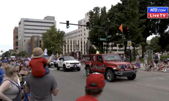 Peoples in Lansing, Michigan, Hold Independence Day Parade