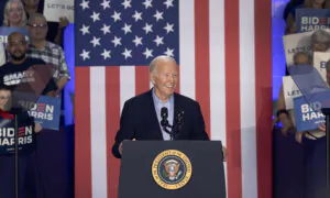 Biden Campaigns in Madison, Wisconsin