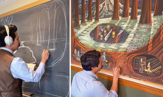 Marine Veteran Draws Masterpieces on Chalkboard, Inspires Children of the World With ‘Good and Beautiful’ Art