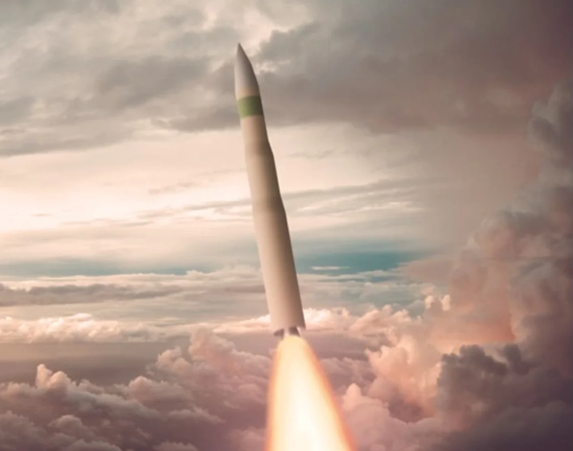 A concept illustration for the LGM-35A Sentinel intercontinental ballistic missile. (U.S. Air Force illustration/Public Domain)