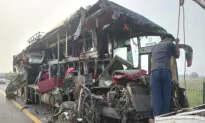 Double-Decker Bus Collides With Milk Truck in Northern India, Killing at Least 18 People