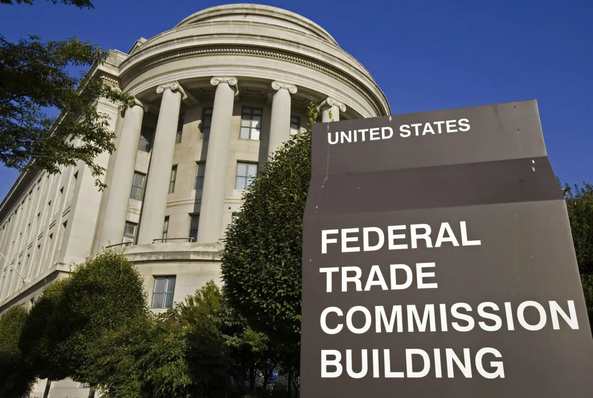 The Federal Trade Commission building in Washington on Sept. 19, 2006. (Paul J. Richards/AFP via Getty Images)
