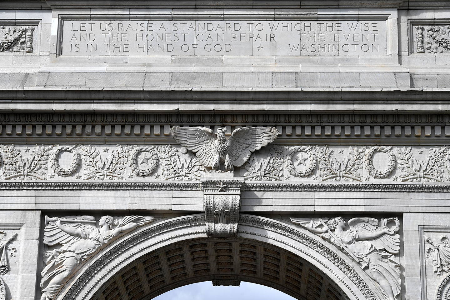 Washington Square Arch inscription