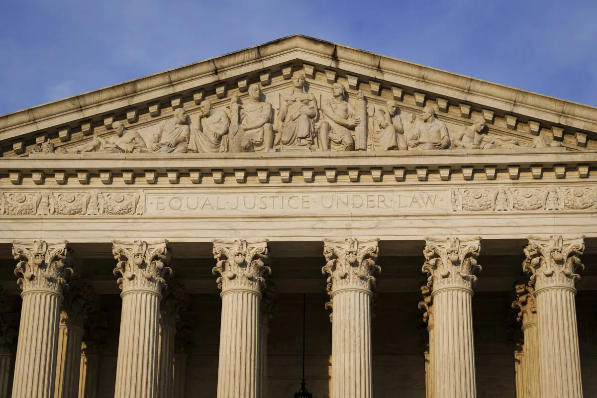 The U.S. Supreme Court in Washington, on May 12, 2023. (Madalina Vasiliu/The Epoch Times)