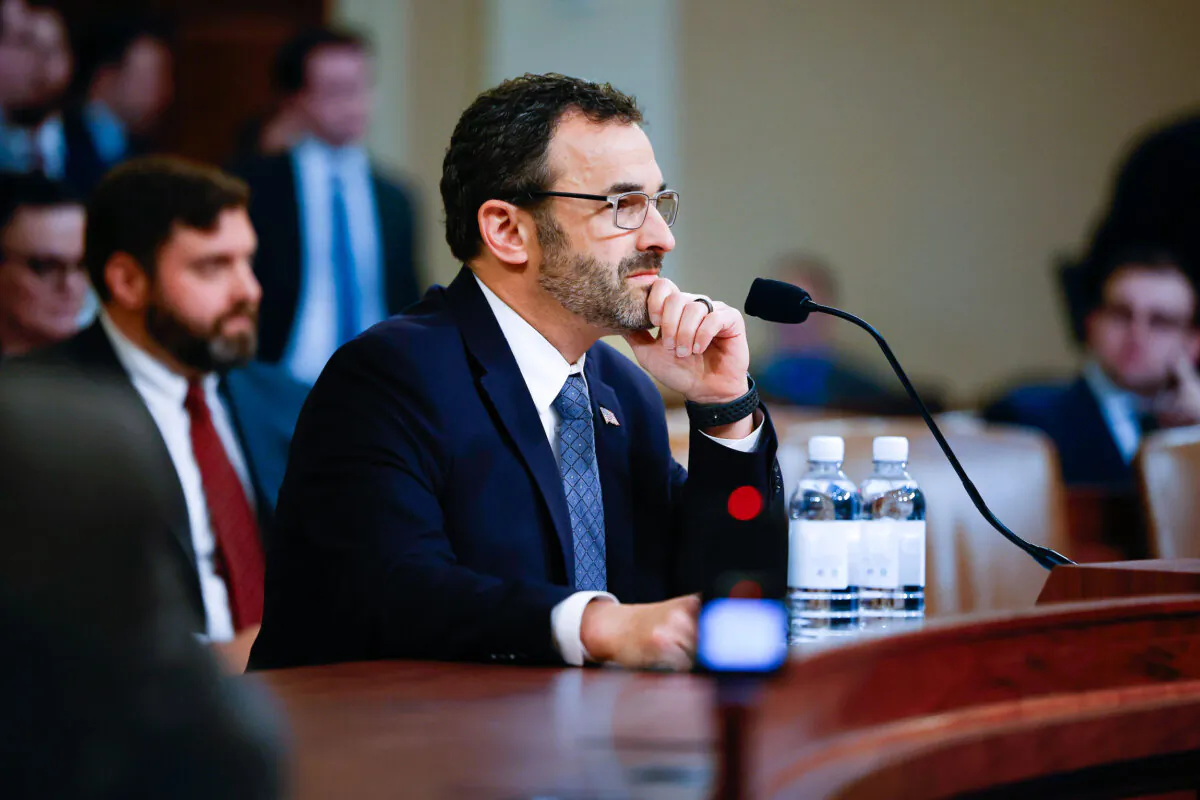 Internal Revenue Service Commissioner Daniel Werfel testifies before the House Ways and Means Committee on Capitol Hill in Washington, on Feb. 15, 2024. (Chip Somodevilla/Getty Images)