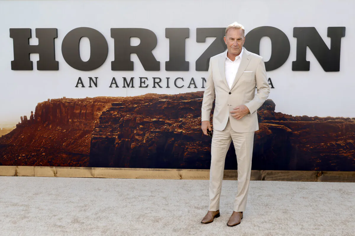 Kevin Costner attends the U.S. premiere of "Horizon: An American Saga—Chapter 1" in Los Angeles on June 24, 2024. (Frazer Harrison/Getty Images)