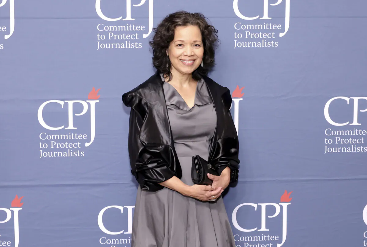 Ingrid Ciprian-Matthews attends the 2023 CPJ International Press Freedom Awards at The Glasshouse in New York on Nov. 16, 2023. (Michael Loccisano/Getty Images)