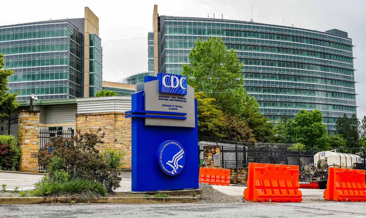 The Centers for Disease Control and Prevention headquarters in Atlanta on April 23, 2020. (Tami Chappell/AFP via Getty Images