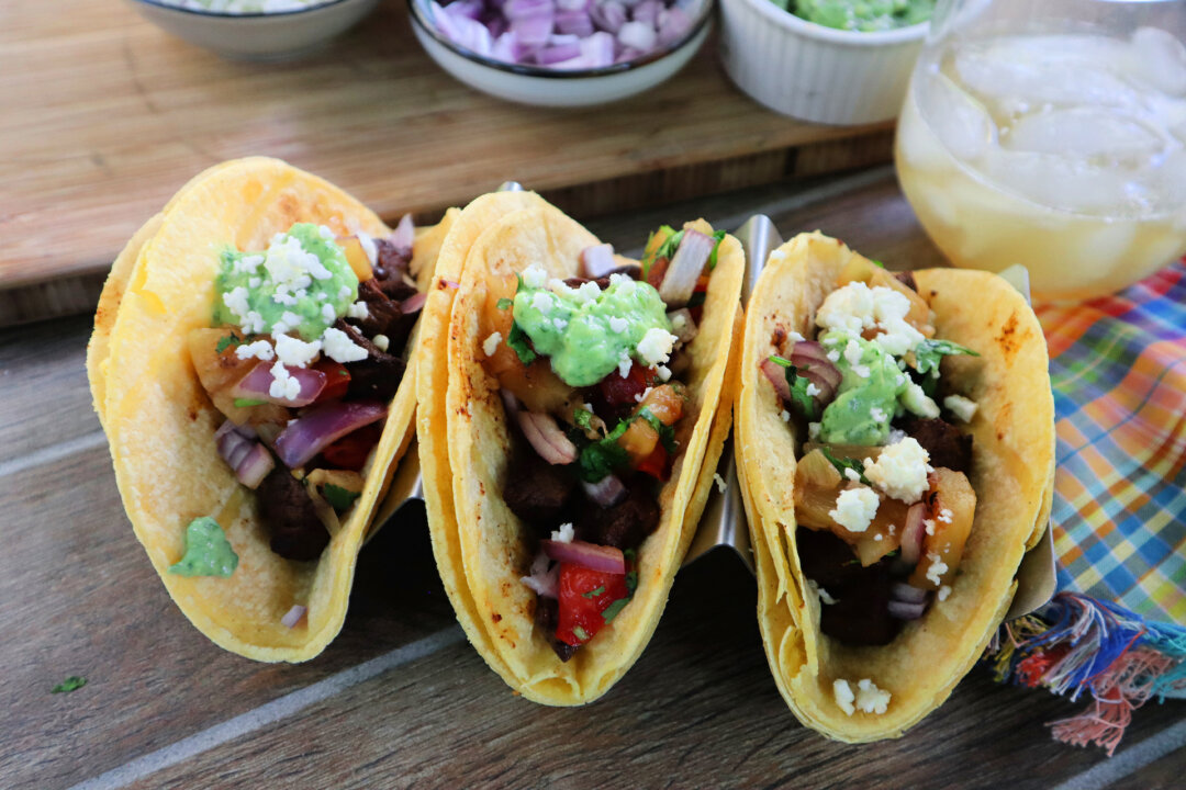 Ancho Chile-Spiced Beef Street Tacos Make for a Sweet and Spicy Treat