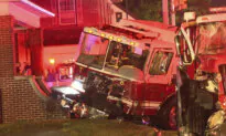 2 Fire Tanker Trucks Heading to Large Warehouse Blaze Crash, Injuring 7 Firefighters