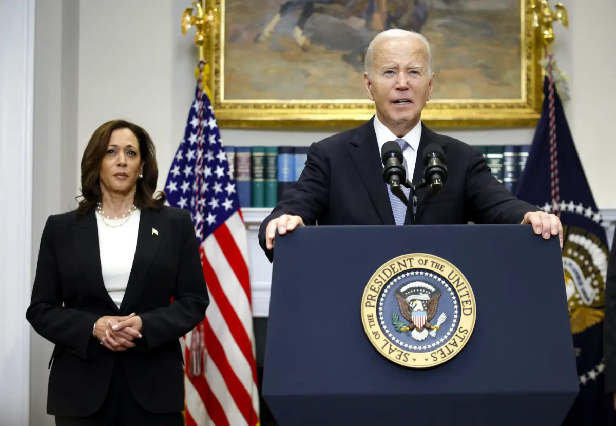President Joe Biden delivers remarks on the assassination attempt on Republican presidential candidate former President Donald Trump at the White House on July 14, 2024. (Kevin Dietsch/Getty Images)