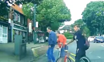 Kind-Hearted Children Help Elderly Couple Cross the Road
