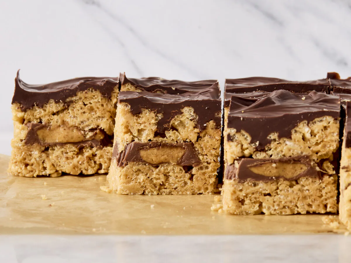 Take it to the next level by mixing peanut butter into the marshmallow mixture. (Erik Bernstein/TNS)