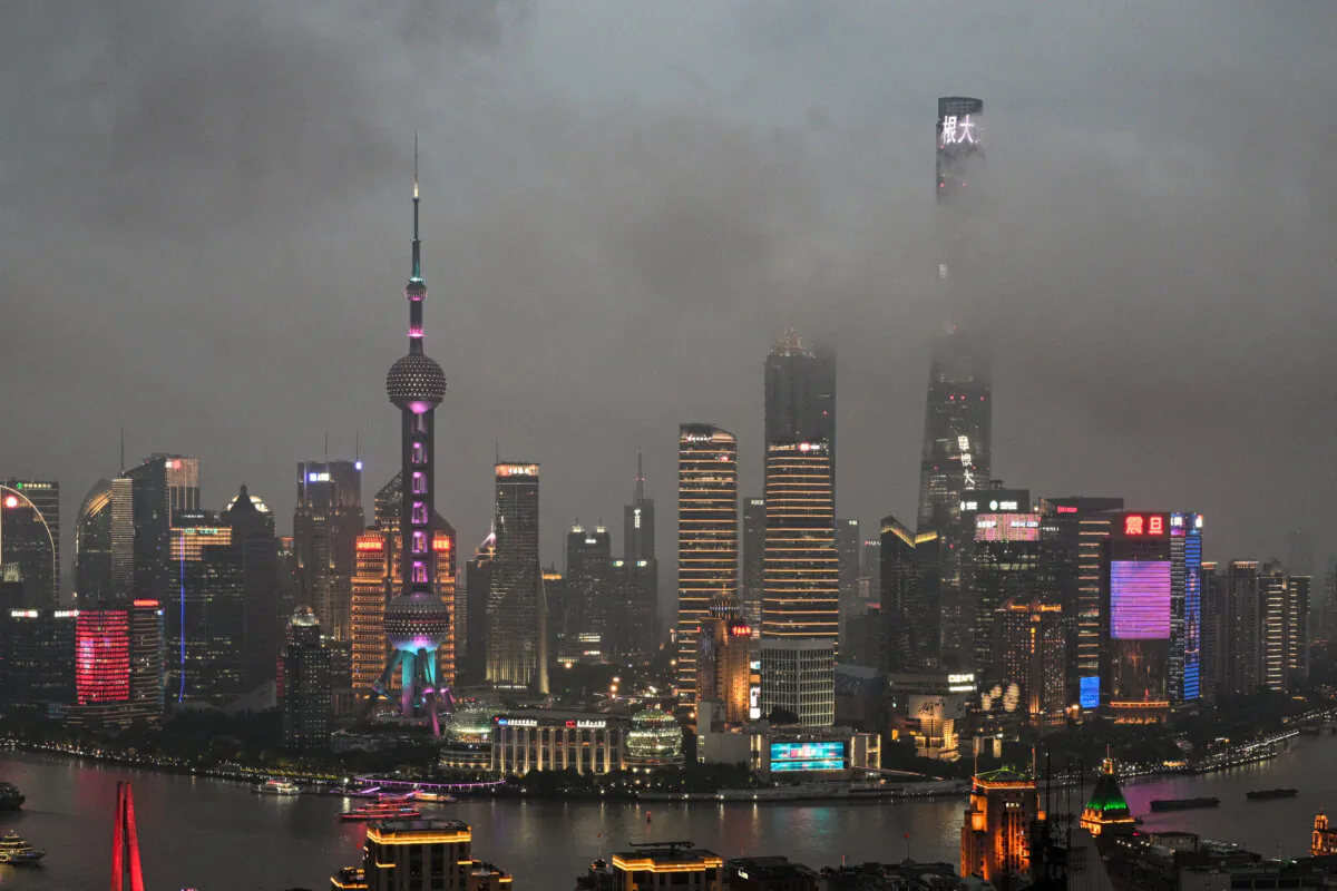The Lujiazui financial district in Shanghai, China, on June 5, 2024. (Hector Retamal/AFP via Getty Images)